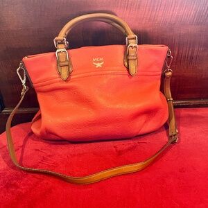 Authentic MCM 2 way bag with COA